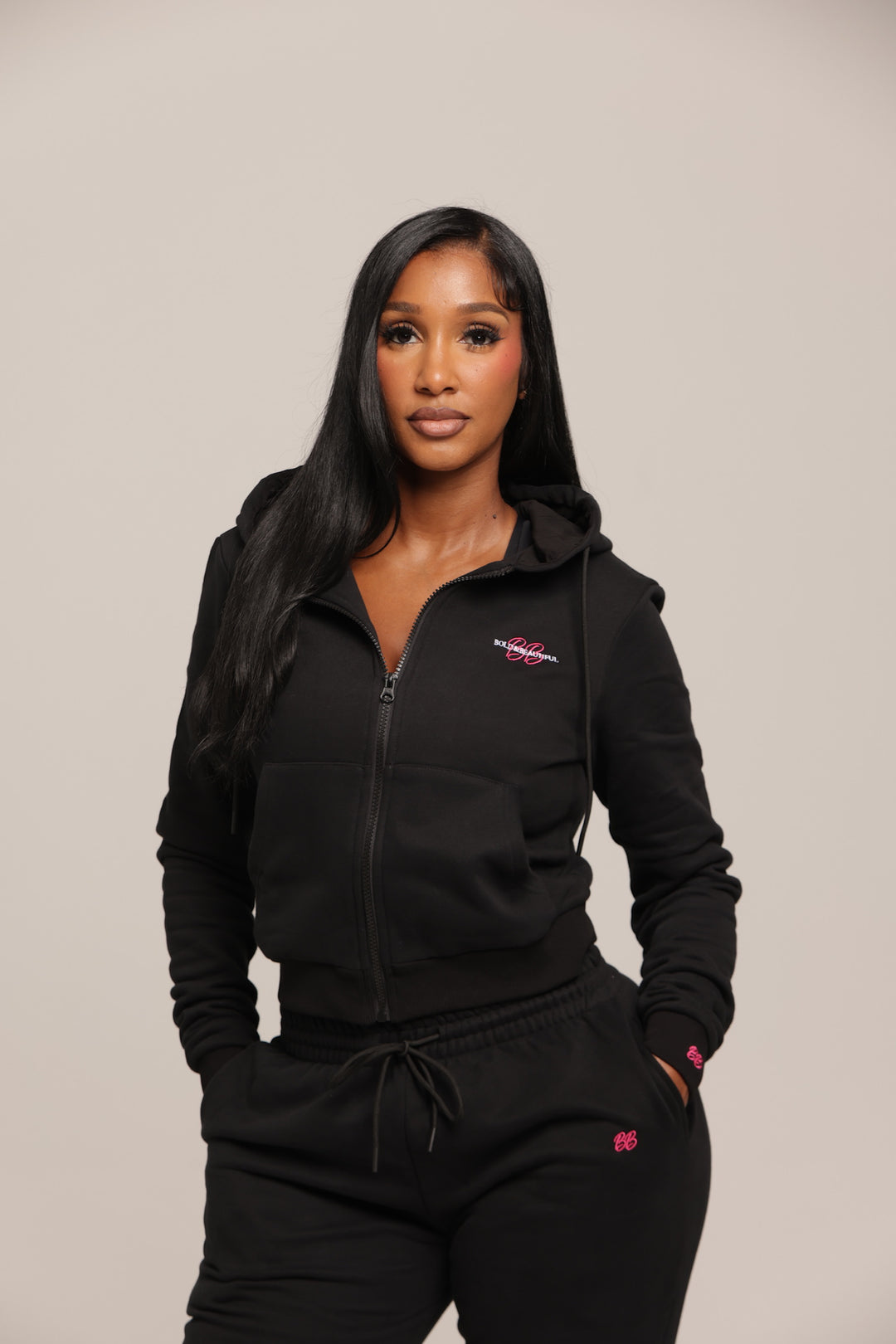 BB SIGNATURE ZIP UP HOODIE