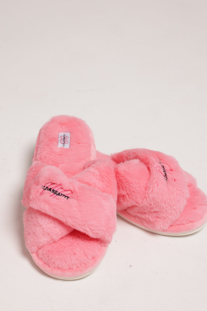 BB SIGNATURE SLIPPERS - PINK