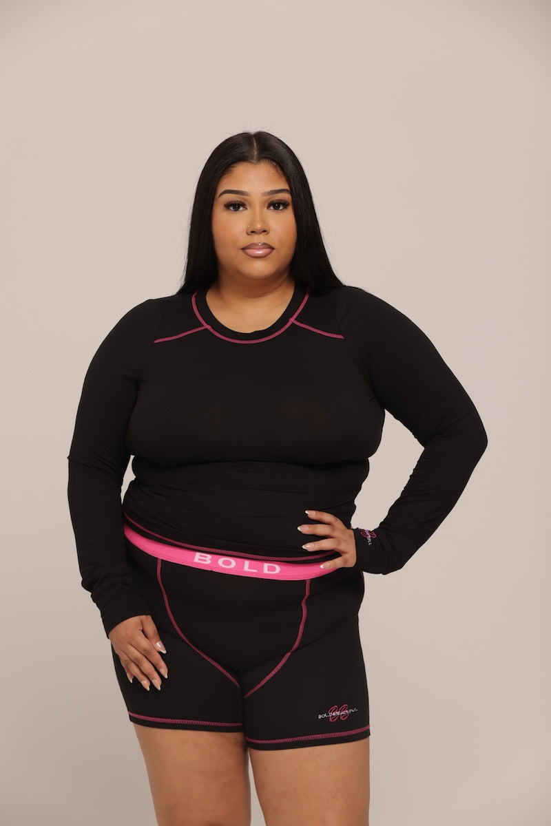 BLACK OUT 2 PIECE SET
