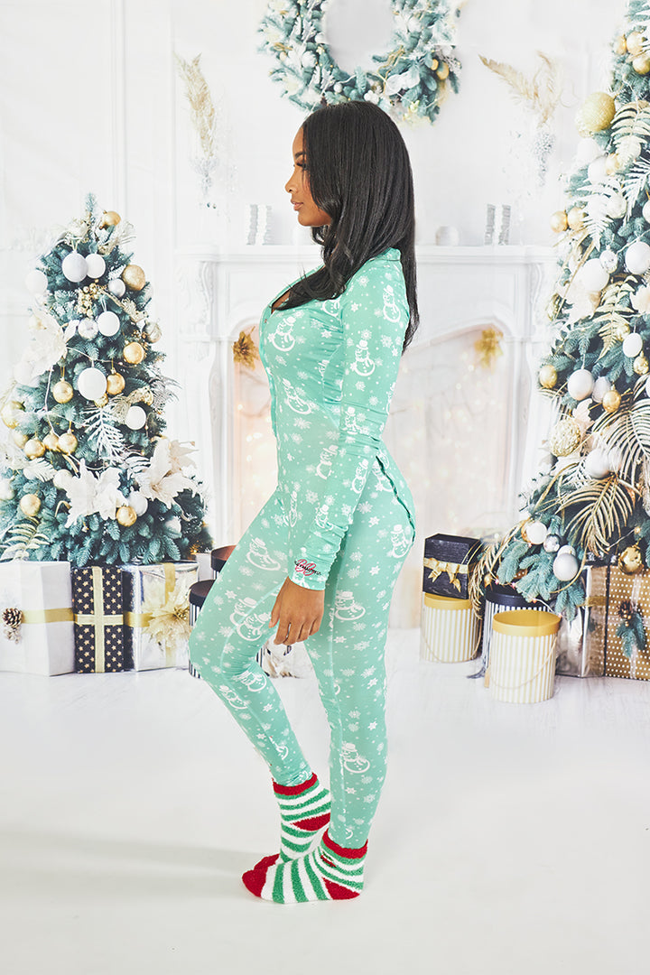 GREEN SNOWMAN